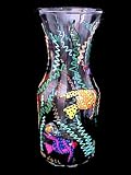 Angel Fish Design - Hand Painted - Carafe - 1 Liter