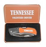Tennessee Orange Volunteer State Knife - Stainless Steel Blade