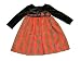 Good Lad Toddler Black/Red Plaid Long Sleeve Velvet Dress