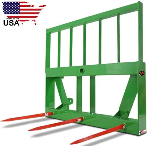 HD 3 Hay Bale Spear Attachment w/ Head Rack Global Euro Loaders John Deere USA