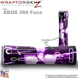 Radioactive Purple Skin by WraptorSkinz TM fits Original XBOX 360 Factory Faceplates