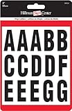 The Hillman Group 842282 2-Inch Letters Kit, Black/White
