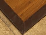Kingstone Bamboo Rug 6x9, Non-Slip Dotted Felt Backing