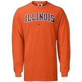 Nike Illinois Fighting Illini Orange College Classic Long Sleeved T-shirt