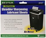 UPC 038572141296 product image for Nuova SP12 Shredder Sharpening & Lubricant Sheets, 12 Count | upcitemdb.com
