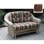 North Cape Cambridge Resin Wicker Double Glider - Antique Wash