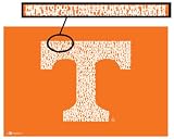 University of Tennesse Fight Song Poster - Logo Created Using the Lyrics to 