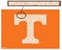 University of Tennesse Fight Song Poster - Logo Created Using the Lyrics to "Here's to Old Tennesse" Amazing!!!