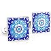 Kaleidoscope Cufflinks in Blue by Cuff-Daddy Kaleidoscope Cufflinks in Blue by Cuff-Daddy