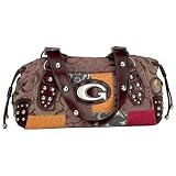 Gigi Chantal Brown Jacquard Patchwork Purse