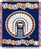 Illinois Fighting Illini 36x48 Woven Baby Throw Blanket
