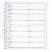 Adams Voice Mail Log, 8.5 x 7.5 Inch, Spiral Bound, 120 Forms per Book, White (S8796)