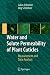 Water and Solute Permeability of Plant Cuticles: Measurement and Data Analysis