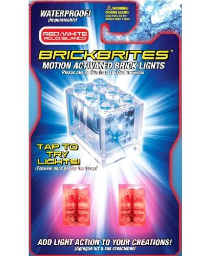 Brickbrites Motion Activated Brick Lights Red/White