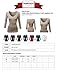 MBE Women's Classic Cotton-Blend 3/4 Sleeve V-neck Longsleeve Top