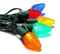 Good Tidings Holiday Light Set 17 Feet Long with 25 Multi-Colored C7 LED Lights
