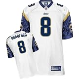 Reebok St. Louis Rams Sam Bradford Authentic White Jersey Size 48