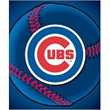 Chicago Cubs Fleece MLB Blanket (Flashball Series) by Northwest (50x60)