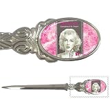 Letter Opener of Marilyn Monroe Bequia Stamp - Grenadines of St. Vincent (Andy Warhol)