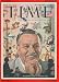 Walt Disney with Cartoon Characters / TIME Cover: December 27, 1954, Movie Print by TIME Magazine