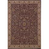 Persian Ivy Espresso 12 X 15 Area Rug by 