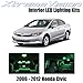 XtremeVision Honda Civic 2006-2012 (10 Pieces) Green Premium Interior LED Kit Package + Installation Tool