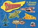 Thunderbirds - 5 Shaped Jigsaws (from 15 to 35 pieces)