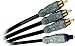 Monster Cable THX V100 CVO-4 Monster Standard THX-Certified Component Video/Fiber Optic Audio Kit