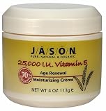 Jason Vitamin E Therapeutic Moisturizing Creme, 25, 000 I.U., 4-Ounce Jars (Pack of 2)