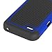 LK [Shock-Absorption] Hybrid Dual Layer Armor Defender Protective Case Cover for ZTE Maven / ZTE Overture 2 / ZTE Fanfare / ZTE Speed (Blue)