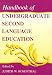 Books : Handbook of Undergraduate Second Language Education