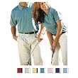 UltraClub - Ladies' Cool-N-Dry Color-Body Jersey Polo with Striped Trim (8552)