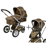 Safety 1st 19802940 - Roadmaster Set-Travelsystem, 2 in 1 Kombikinderwagen inklusiv Kinderwagen- und Sportwagenaufsatz, braunvon "Safety 1st"