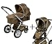 Safety 1st 19802940 - Roadmaster Set-Travelsystem, 2 in 1 Kombikinderwagen inklusiv Kinderwagen- und Sportwagenaufsatz, braun