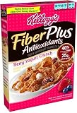 Fiber Plus Cereal, Berry Yogurt Crunch, 15.3 oz Boxes, 3 ct (Quantity of 2)