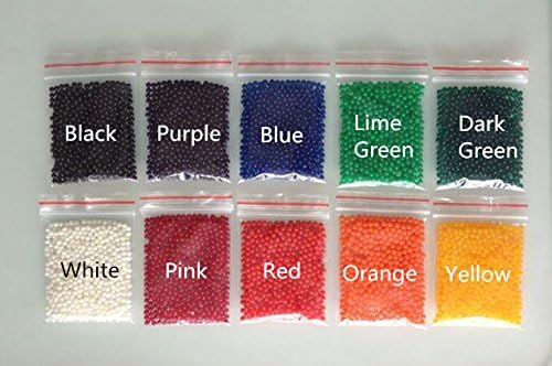 50 Grams of Magic Crystal Soil Water Beads (10 Colors) Hydrogel Beads Flower Vase / Wedding Table Centerpieces Decor Aqua Soil