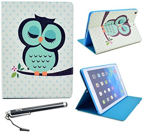 iPad Case, iPad 2/3/4 Case, Speedtek OWL Pattern Premium PU Leather Folio Stand Protective Skin Case for Apple iPad 2 (2011) &amp; iPad 3/The New iPad (2012) &amp; iPad 4/iPad with Retina Display (2012) (Automatic Wake/Sleep Feature)