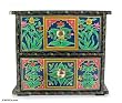 Wood chest of drawers, 'Welcome Spring' (medium)