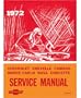 1972 CAMARO CHEVELLE MONTE CARLO NOVA Service Manual