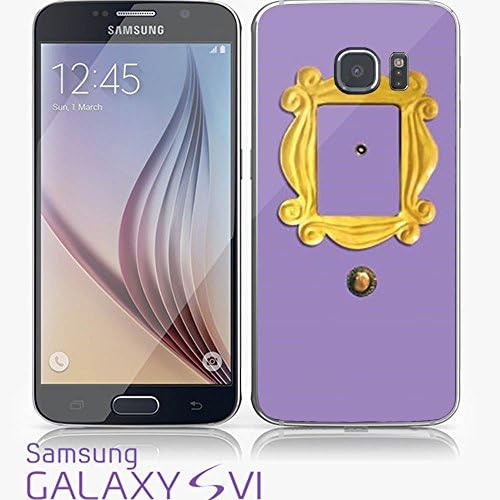 Friends Tv Show Monica Peephole Door For Samsung Galaxy S6 White Case