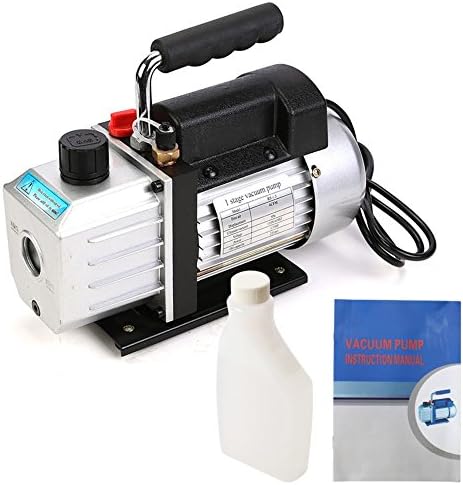ITEMPLAZZA 1/3HP Deep Vacuum Pump 4 CFM 10 PA HVAC Tool Refrigerant Rotary Vane