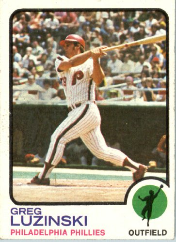 1973 Topps # 189 Greg Luzinski Philadelphia Phillies Baseball Card - In a protective screwdown case!