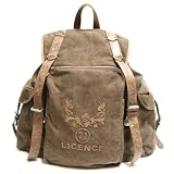LICENCE 71195 Military Mega Backpack, Beige