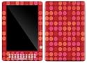 Red Polka Dots Design Protective Gel Skin for Amazon Kindle DX