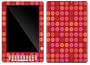 Red Polka Dots Design Protective Gel Skin for Amazon Kindle DX