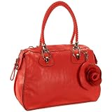 Melie Bianco Rose Satchel with Detachable Coin
