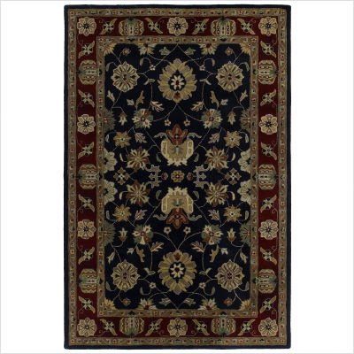 Mystical Garden Weslyan Garden Black Oriental Rug Size: 5' x 7'9