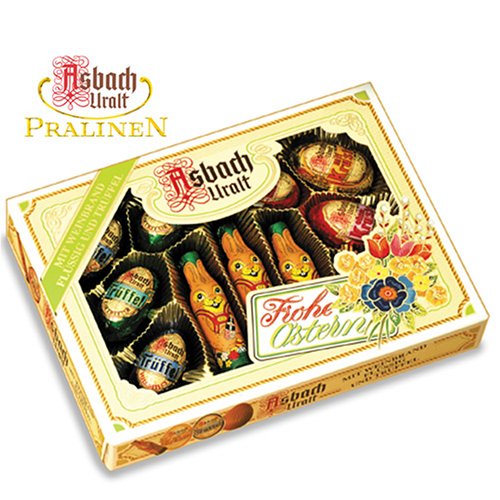Asbach Uralt Asbach Brandy Filled Chocolate Easter Bunny Bottles & Chocolate Easter Eggs