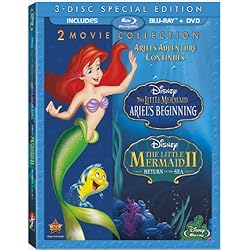 The Little Mermaid II and Ariel's Beginning 2-Movie Collection (Blu-ray + 2-Disc DVD)