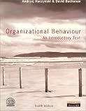 Organizational Behaviour: An Introductory Text